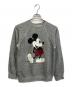 Disney（ディズニー）の古着「70Sミッキープリントスウェット」｜グレー