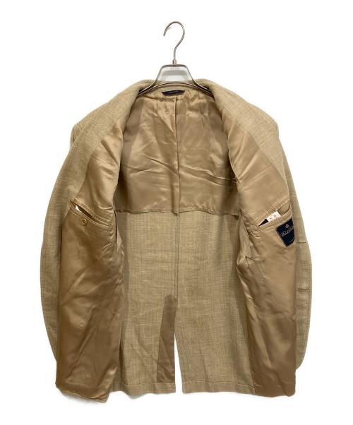 BROOKS BROTHERS（ブルックスブラザーズ）BROOKS BROTHERS (ブルックスブラザーズ) ウールシルクリネン テーラードジャケット ベージュ サイズ:44Rの古着・服飾アイテム