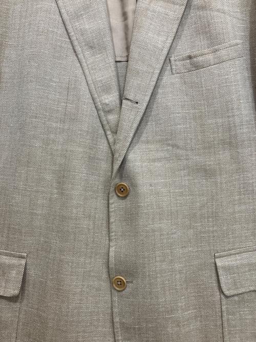 BROOKS BROTHERS（ブルックスブラザーズ）BROOKS BROTHERS (ブルックスブラザーズ) ウールシルクリネン テーラードジャケット ベージュ サイズ:44Rの古着・服飾アイテム