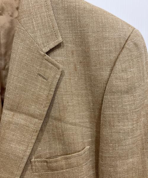 BROOKS BROTHERS（ブルックスブラザーズ）BROOKS BROTHERS (ブルックスブラザーズ) ウールシルクリネン テーラードジャケット ベージュ サイズ:44Rの古着・服飾アイテム