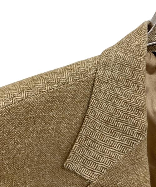 BROOKS BROTHERS（ブルックスブラザーズ）BROOKS BROTHERS (ブルックスブラザーズ) ウールシルクリネン テーラードジャケット ベージュ サイズ:44Rの古着・服飾アイテム