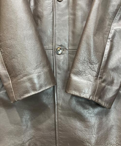 BANANA REPUBLIC（バナナリパブリック）BANANA REPUBLIC (バナナリパブリック) レザーカーコート ブラウン サイズ:XLの古着・服飾アイテム