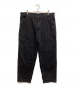 Carhartt WIPカーハート ワーク イン プログレス）の古着「OG DOUBLE KNEE PANT ダブルニーペインターパンツ」｜ブラック
