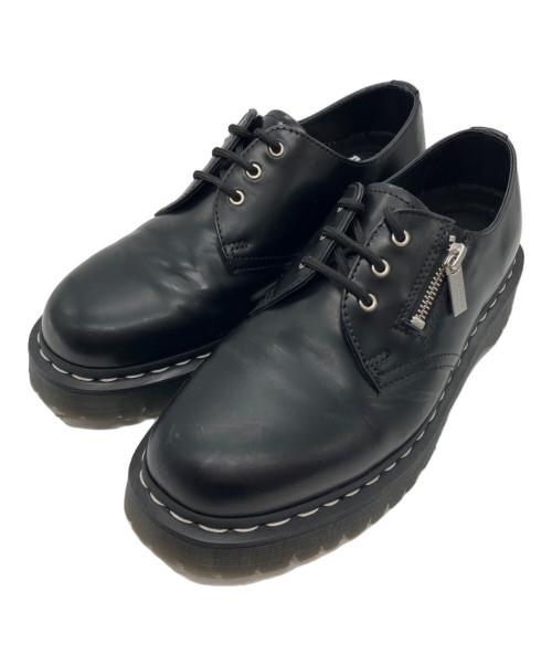 Dr.Martens（ドクターマーチン）Dr.Martens (ドクターマーチン) 1461 ジップベックス ホワイトステッチ 3 ホール シューズ ブラック サイズ:26.5の古着・服飾アイテム