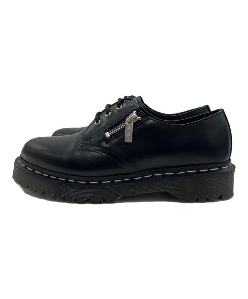 Dr.Martens（ドクターマーチン）Dr.Martens (ドクターマーチン) 1461 ジップベックス ホワイトステッチ 3 ホール シューズ ブラック サイズ:26.5の古着・服飾アイテム