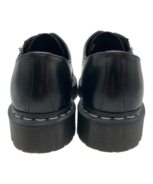 Dr.Martens（ドクターマーチン）Dr.Martens (ドクターマーチン) 1461 ジップベックス ホワイトステッチ 3 ホール シューズ ブラック サイズ:26.5の古着・服飾アイテム