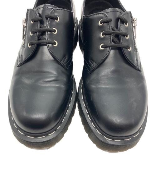Dr.Martens（ドクターマーチン）Dr.Martens (ドクターマーチン) 1461 ジップベックス ホワイトステッチ 3 ホール シューズ ブラック サイズ:26.5の古着・服飾アイテム