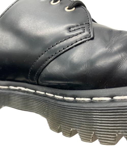 Dr.Martens（ドクターマーチン）Dr.Martens (ドクターマーチン) 1461 ジップベックス ホワイトステッチ 3 ホール シューズ ブラック サイズ:26.5の古着・服飾アイテム