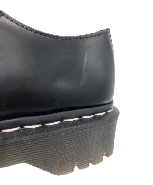 Dr.Martens（ドクターマーチン）Dr.Martens (ドクターマーチン) 1461 ジップベックス ホワイトステッチ 3 ホール シューズ ブラック サイズ:26.5の古着・服飾アイテム