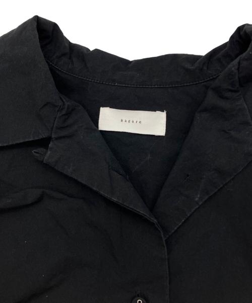 KAGURE（カグレ）KAGURE (カグレ) コットンシルクシャツワンピース ブラック サイズ:1の古着・服飾アイテム