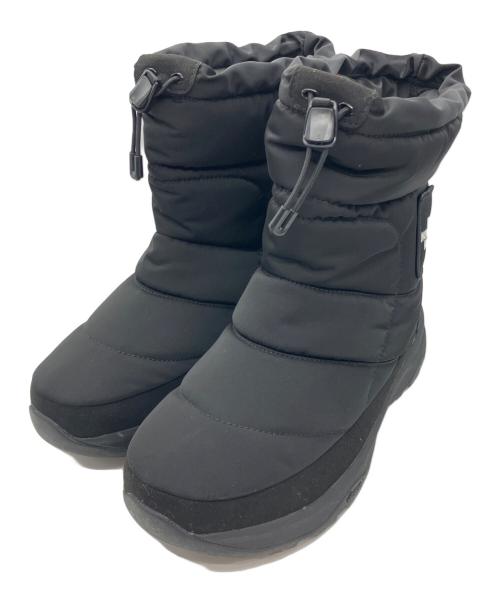 THE NORTH FACE（ザ ノース フェイス）THE NORTH FACE (ザ ノース フェイス) Nuptse Bootie WP VI Logo ブーツ ブラック サイズ:27の古着・服飾アイテム