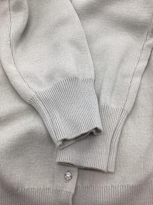 Rirandture（リランドチュール）Rirandture (リランドチュール) リボンテープ刺繍カーディガン グリーン サイズ:2の古着・服飾アイテム