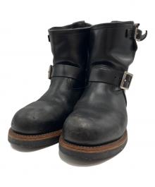 RED WING（レッドウィング）の古着「茶芯 ショートエンジニアブーツ」｜ブラック