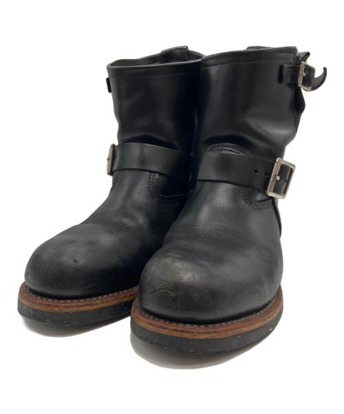 RED WING（レッドウィング）RED WING (レッドウィング) 茶芯 ショートエンジニアブーツ ブラック サイズ:7Dの古着・服飾アイテム