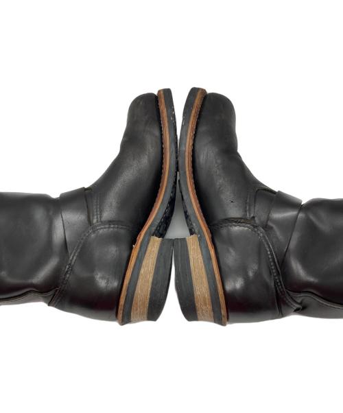 RED WING（レッドウィング）RED WING (レッドウィング) 茶芯 ショートエンジニアブーツ ブラック サイズ:7Dの古着・服飾アイテム