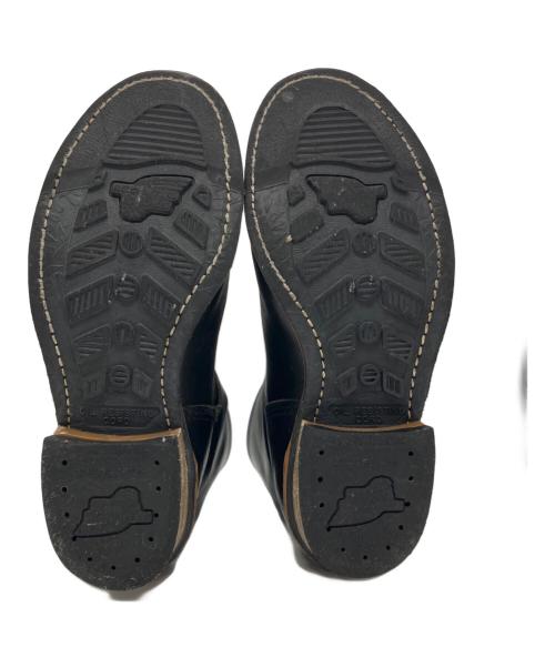 RED WING（レッドウィング）RED WING (レッドウィング) 茶芯 ショートエンジニアブーツ ブラック サイズ:7Dの古着・服飾アイテム