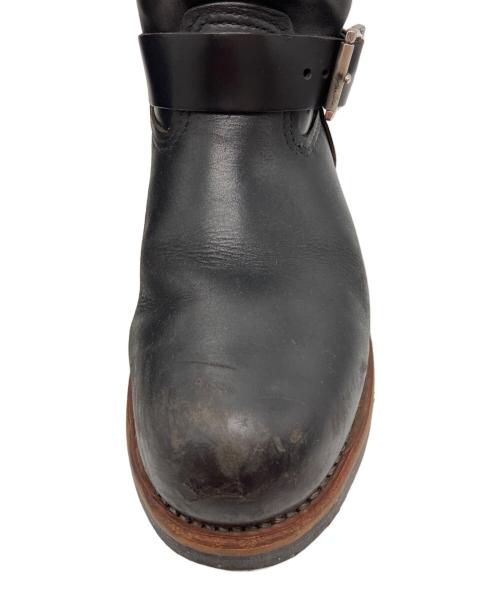 RED WING（レッドウィング）RED WING (レッドウィング) 茶芯 ショートエンジニアブーツ ブラック サイズ:7Dの古着・服飾アイテム