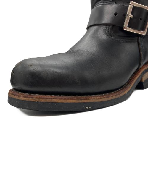 RED WING（レッドウィング）RED WING (レッドウィング) 茶芯 ショートエンジニアブーツ ブラック サイズ:7Dの古着・服飾アイテム