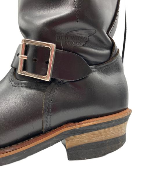 RED WING（レッドウィング）RED WING (レッドウィング) 茶芯 ショートエンジニアブーツ ブラック サイズ:7Dの古着・服飾アイテム