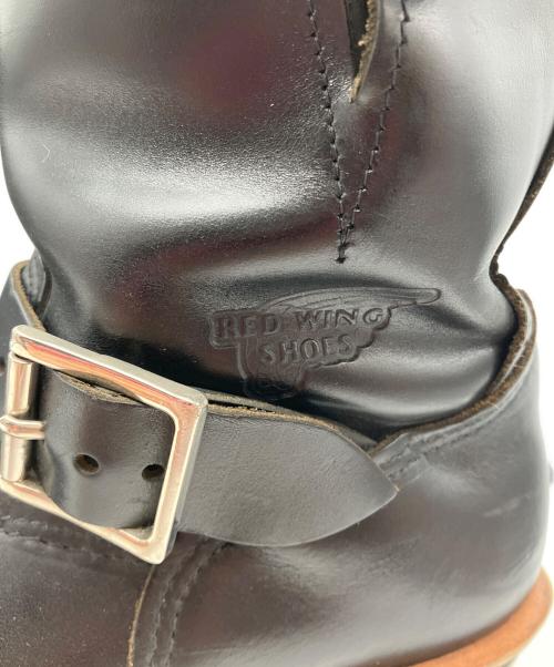 RED WING（レッドウィング）RED WING (レッドウィング) 茶芯 ショートエンジニアブーツ ブラック サイズ:7Dの古着・服飾アイテム
