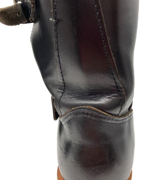 RED WING（レッドウィング）RED WING (レッドウィング) 茶芯 ショートエンジニアブーツ ブラック サイズ:7Dの古着・服飾アイテム