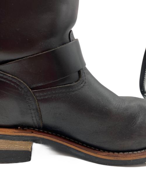 RED WING（レッドウィング）RED WING (レッドウィング) 茶芯 ショートエンジニアブーツ ブラック サイズ:7Dの古着・服飾アイテム