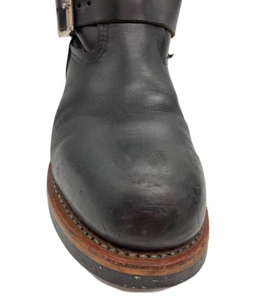 RED WING（レッドウィング）RED WING (レッドウィング) 茶芯 ショートエンジニアブーツ ブラック サイズ:7Dの古着・服飾アイテム