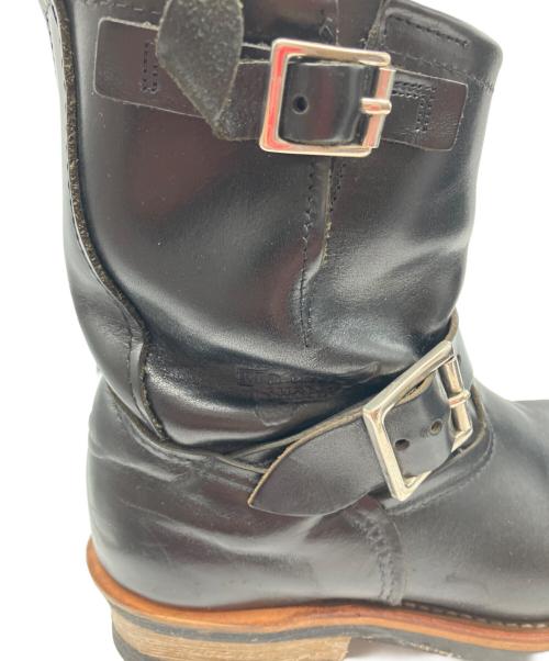 RED WING（レッドウィング）RED WING (レッドウィング) 茶芯 ショートエンジニアブーツ ブラック サイズ:7Dの古着・服飾アイテム