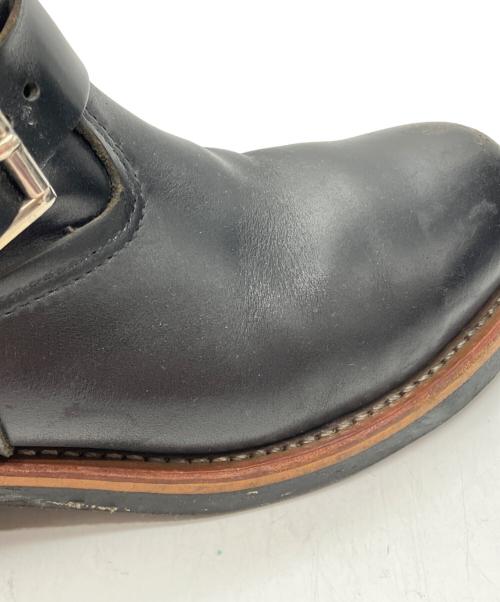 RED WING（レッドウィング）RED WING (レッドウィング) 茶芯 ショートエンジニアブーツ ブラック サイズ:7Dの古着・服飾アイテム