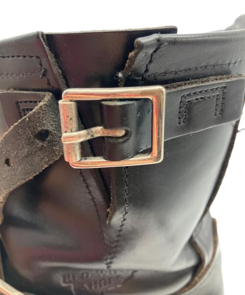 RED WING（レッドウィング）RED WING (レッドウィング) 茶芯 ショートエンジニアブーツ ブラック サイズ:7Dの古着・服飾アイテム