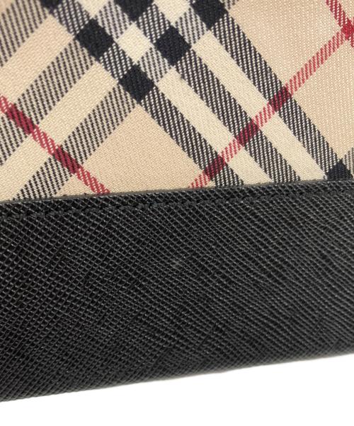 BURBERRY（バーバリー）BURBERRY (バーバリー) ノヴァチェックハンドバッグ ベージュの古着・服飾アイテム
