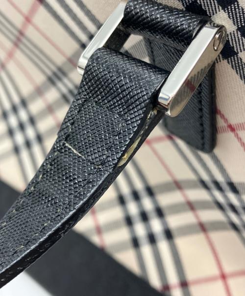BURBERRY（バーバリー）BURBERRY (バーバリー) ノヴァチェックハンドバッグ ベージュの古着・服飾アイテム