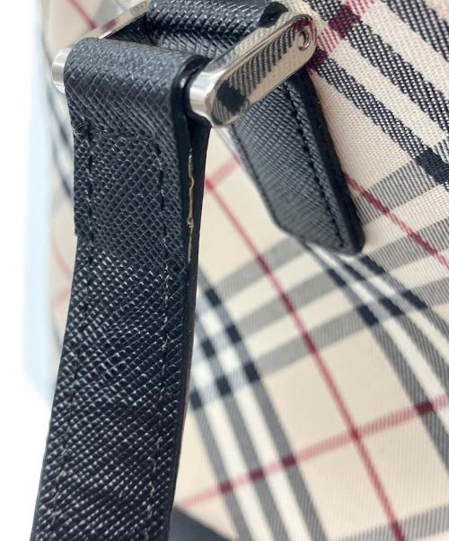 BURBERRY（バーバリー）BURBERRY (バーバリー) ノヴァチェックハンドバッグ ベージュの古着・服飾アイテム