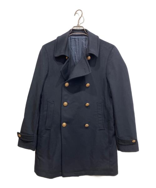 TAGLIATORE（タリアトーレ）TAGLIATORE (タリアトーレ) CHARLIE ウール Pコート ネイビー サイズ:44の古着・服飾アイテム