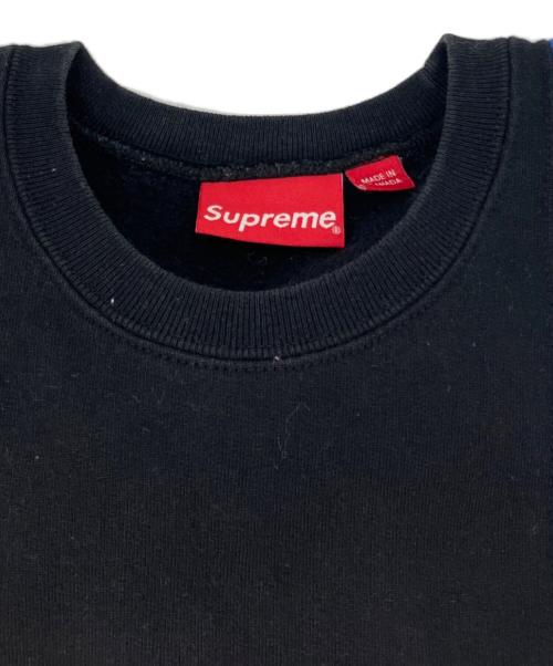 SUPREME（シュプリーム）Supreme (シュプリーム) 16SS Panelled crewneck/スウェット グレー×ネイビー サイズ:Ｓの古着・服飾アイテム