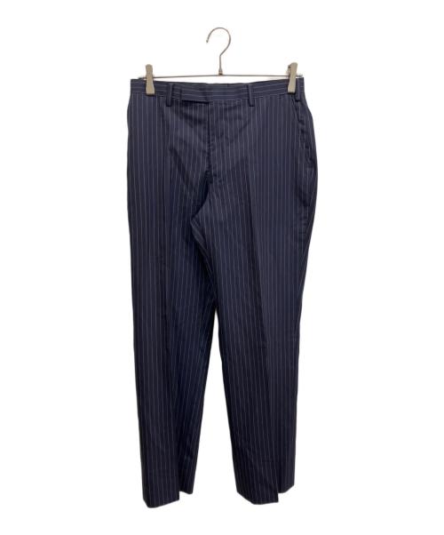 BURBERRY BLACK LABEL（バーバリーブラックレーベル）BURBERRY BLACK LABEL (バーバリーブラックレーベル) ウール ストライプセットアップスーツ ネイビー サイズ:42の古着・服飾アイテム