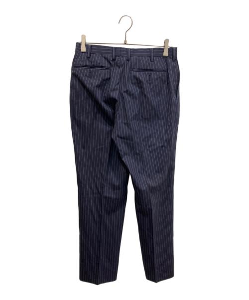 BURBERRY BLACK LABEL（バーバリーブラックレーベル）BURBERRY BLACK LABEL (バーバリーブラックレーベル) ウール ストライプセットアップスーツ ネイビー サイズ:42の古着・服飾アイテム