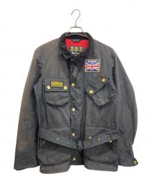 Barbour（バブアー）の古着「INTERNAIONALオイルドジャケット」｜ブラック