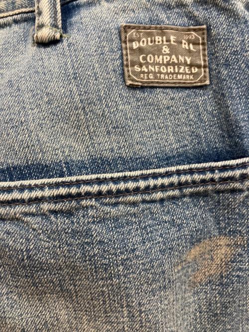 RRL（ダブルアールエル）RRL (ダブルアールエル) SAIL CLOTH リペアダメージ加工ペインター デニムパンツ インディゴ サイズ:30の古着・服飾アイテム