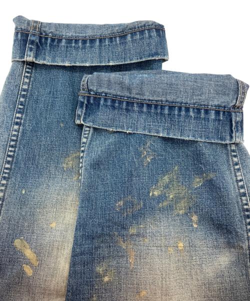 RRL（ダブルアールエル）RRL (ダブルアールエル) SAIL CLOTH リペアダメージ加工ペインター デニムパンツ インディゴ サイズ:30の古着・服飾アイテム