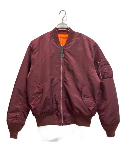 ALPHA（アルファ）ALPHA (アルファ) MA-1ジャケット レッド サイズ:Mの古着・服飾アイテム