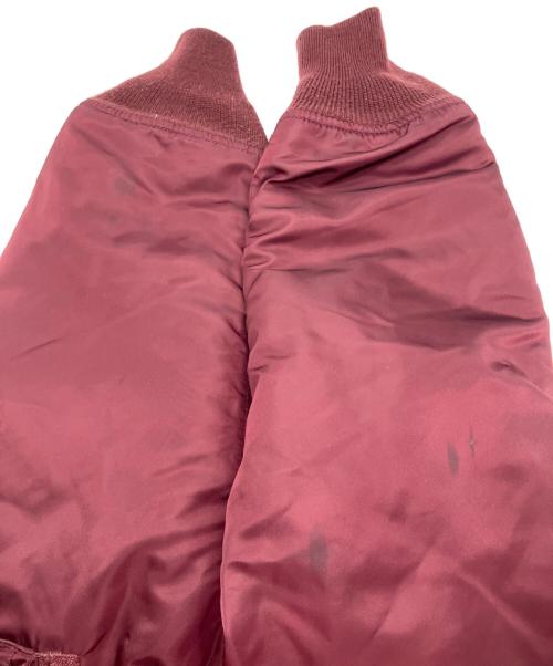 ALPHA（アルファ）ALPHA (アルファ) MA-1ジャケット レッド サイズ:Mの古着・服飾アイテム