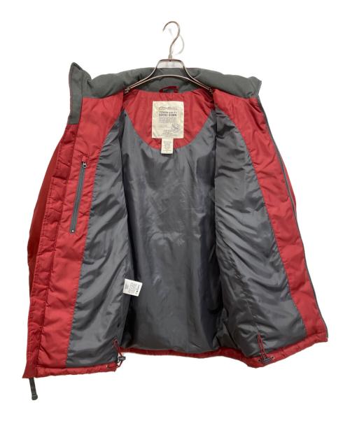 Eddie Bauer（エディーバウアー）Eddie Bauer (エディーバウアー) グースダウンジャケット レッド サイズ:Sの古着・服飾アイテム