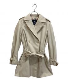 BURBERRY LONDON（バーバリーロンドン）の古着「裏ノバチェック ショートトレンチコート」｜ベージュ