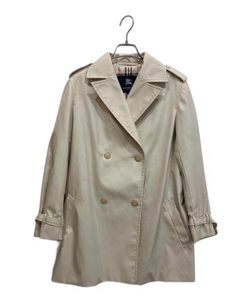 BURBERRY LONDON（バーバリーロンドン）BURBERRY LONDON (バーバリーロンドン) 裏ノバチェック ショートトレンチコート ベージュ サイズ:40の古着・服飾アイテム