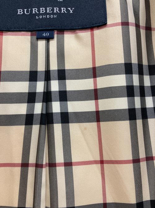 BURBERRY LONDON（バーバリーロンドン）BURBERRY LONDON (バーバリーロンドン) 裏ノバチェック ショートトレンチコート ベージュ サイズ:40の古着・服飾アイテム