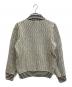 L.L.Bean (エルエルビーン) バーズアイ ハーフジップウールニットセーター アイボリー×グレー サイズ:S：10000円