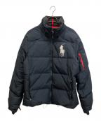 POLO RALPH LAURENポロ・ラルフローレン）の古着「ビッグポニー ダウンジャケット」｜ネイビー