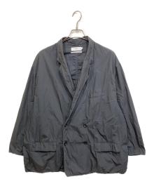 Graphpaper（グラフペーパー）の古着「Garment Dyed Poplin Oversized Double Jacket」｜グレー