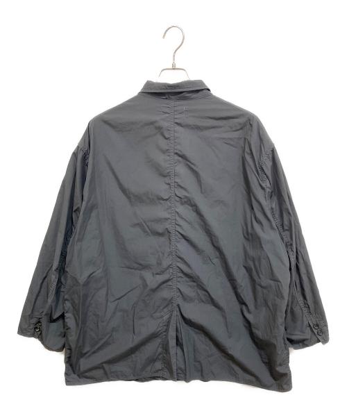 Graphpaper（グラフペーパー）Graphpaper (グラフペーパー) Garment Dyed Poplin Oversized Double Jacket グレー サイズ:Fの古着・服飾アイテム